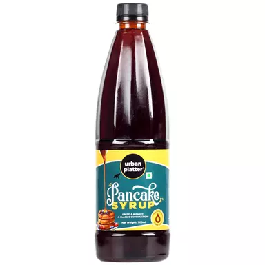 Urban Platter Pancake Syrup, 700ml (Made With Maple Syrup, Breakfast Syrup, Ideal For Waffles, Pancakes And French Toast, Amber Colour, Rich And Luscious)