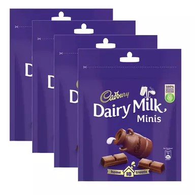 Cadbury Dairy Milk Chocolate Home Treats, 126g - Pack Of 4