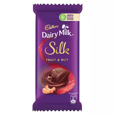 Cadbury Dairy Milk Silk Fruit And Nut Chocolate Bar, 55 G
