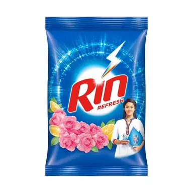 Rin Refresh Lemon & Rose Detergent Powder 4 Kg