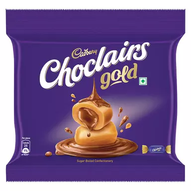 Cadbury Choclairs Gold Candy (25 Units * 5.5g Each), 137.5g