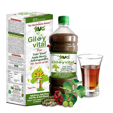 Avg Giloy, Tulsi, Amla & Ashwagandha Premium Herbal Juice 1 Litre