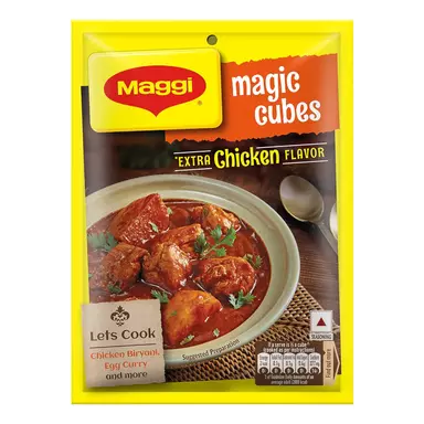 Maggi Magic Cubes Chicken Masala, 40g | Ready Masala For Rice Dishes, Biryani, Curries & More
