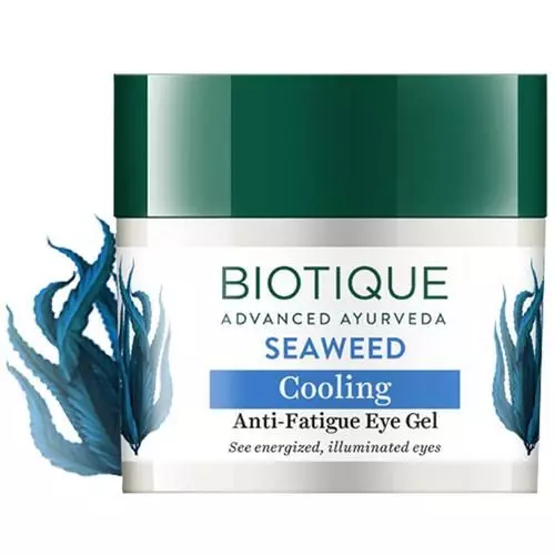 BIOTIQUE Cooling Anti Fatigue Eye Gel - Seaweed, 15 g Carton