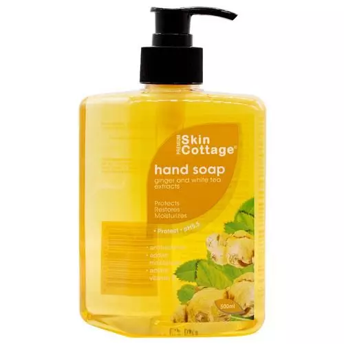 Skin Cottage Hand Soap - Ginger & White Tea, 500 ml