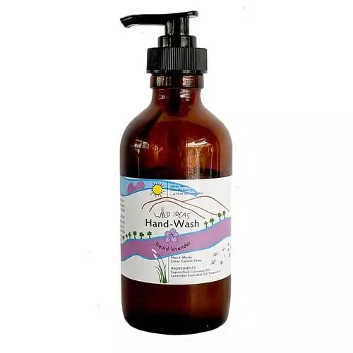 Wild Ideas Hand-Wash - Liquid Lavender, Hand-Made Clear Castile Soap, 150 ml