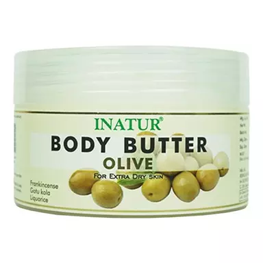 INATUR Body Butter - Extra Dry Skin, Olive, 200 g