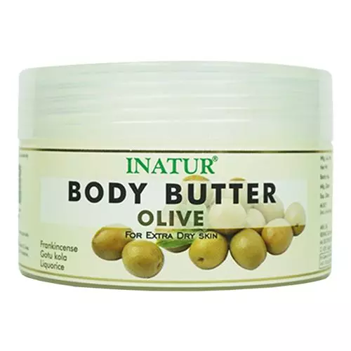 INATUR Body Butter - Extra Dry Skin, Olive, 200 g