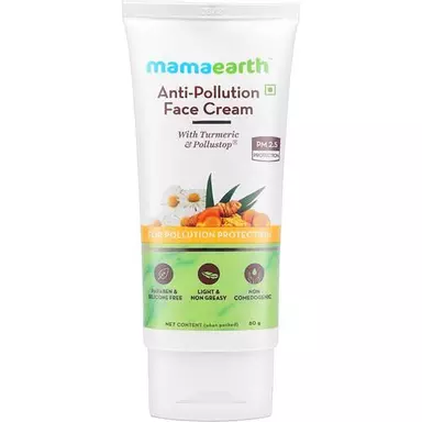 Mamaearth Anti-Pollution Daily Face Cream, For Dry & Oily Skin, For a Bright Glowing Skin, 80 ml