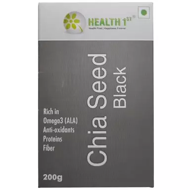 Health 1st Chia Seed - Black, 200 g packet