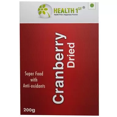Health 1st Cranberry Dried, 200 g packet