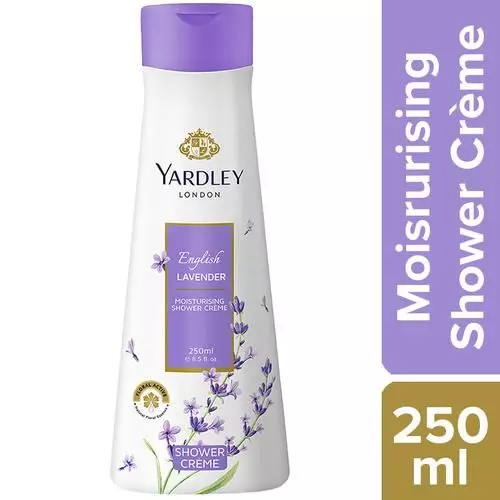 Yardley London Moisturising Shower Crème - English Lavender, For Soft Skin, 250 ml
