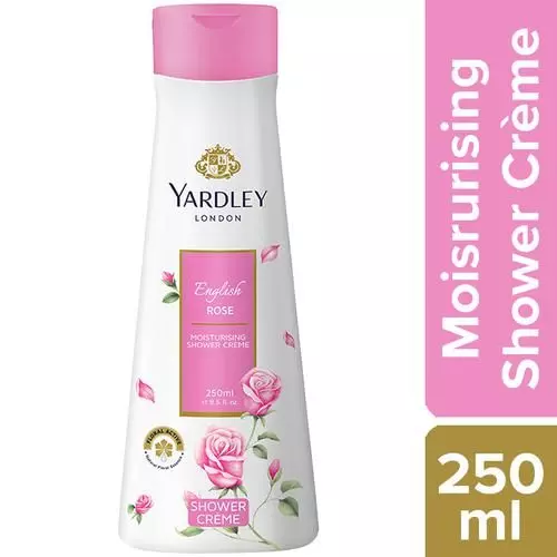 Yardley London Moisturising Shower Crème - English Rose, For Soft Skin, 250 ml