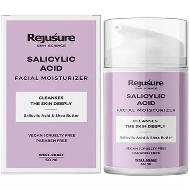 Rejusure Salicylic Acid Moisturiser For Acne - Non-Greasy, 50 ml