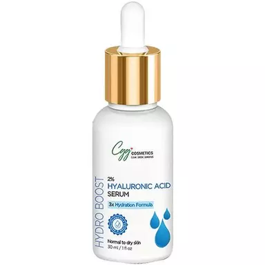 CGG Cosmetics Hyaluronic Acid Serum For Intense Hydration, Glow & Wrinkles For Normal To Dry Skin - 2%, 30 ml