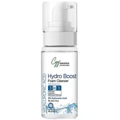 CGG Cosmetics Hydro Boost Foam Cleanser - 3X Hydration With Hyaluronic Acid & Aloevera, 100 ml