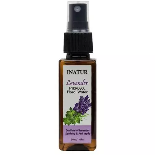 INATUR Lavender Hydrosol Floral Water - Soothes Inflammation, 50 ml