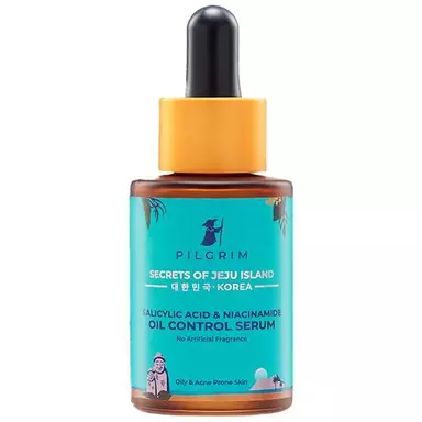 PILGRIM Oil Control Serum With Salicylic Acid & Niacinamide - For Oily & Acne Prone Skin, 30 ml