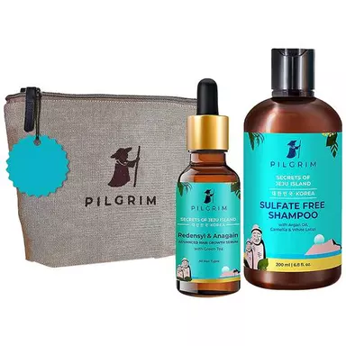 PILGRIM Hair Growth Kit - Provides Nourishment, Reduces Fall, 250 ml