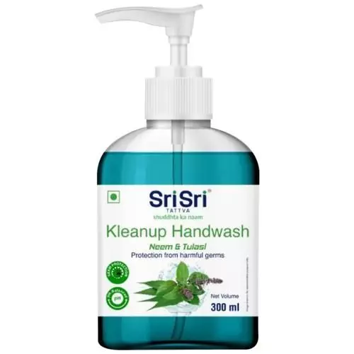 Sri Sri Tattva Handwash Neem & Tulasi - Kills Germs, Moisturises & Cares, 300 ml