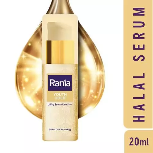 Rania Youth Gold - Lifting Serum Emulsion, Non-oily, Lightweight, Instant Hydration, 20 ml