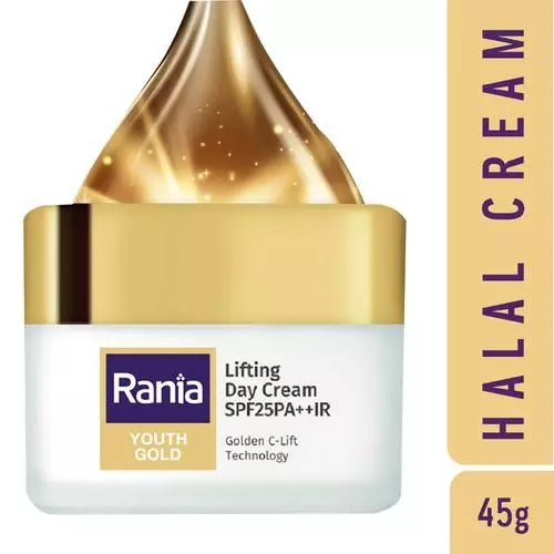 Rania Youth Gold - Lifting Day Cream SPF25PA++IR, Redness Wrinkles, Improved Firmness, 45 g