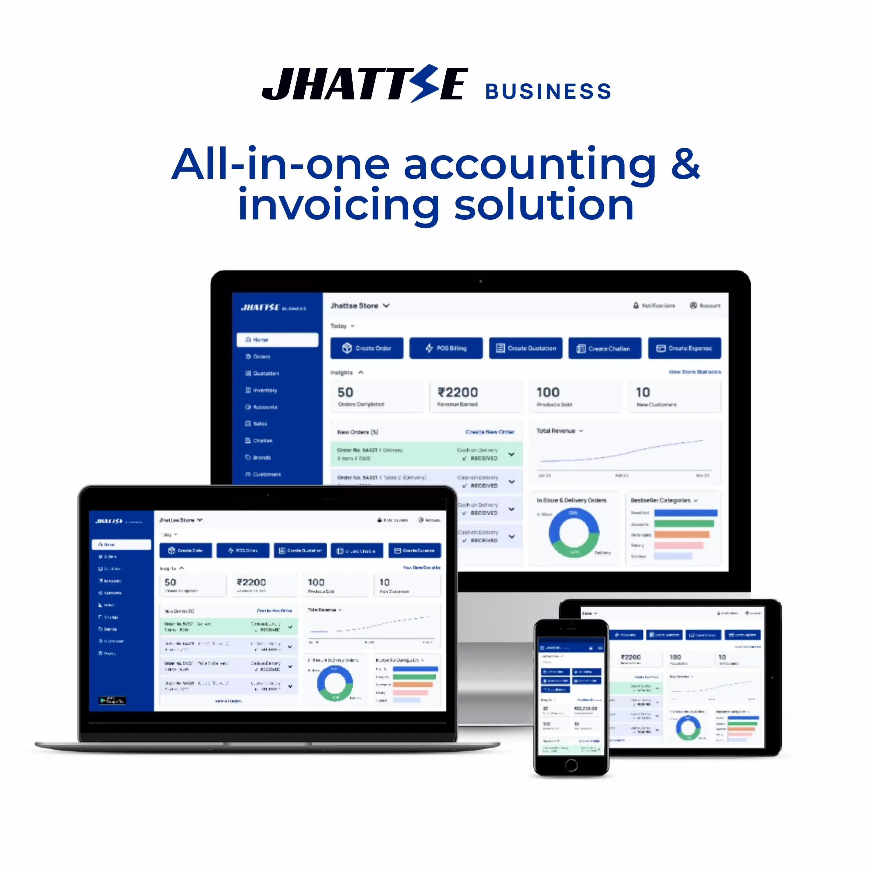 Jhattse Business billing and all-in-one accounting solution