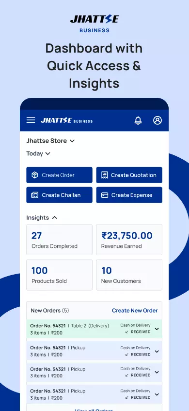 Jhattse Business Billing Dashboard